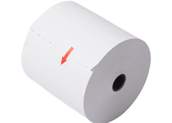 แผ่นจดบันทึก 70mmx100mm 51gsm Carbonless Paper Roll